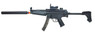 Gel Blaster Rifle GB5A3 with Sliding Stock in Black