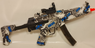 Splash Gun Gel Blaster MP5 Blue and White (GEL-MP5-BW) 