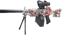 Gel Ball Blaster M249 Fully Automatic Rechargeable in Red & White