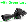 Skirmish Tactical 4-12X50 Rifle Scope Green Dot Combo Holographic 4 Reticle Combat Sight (ST-4-12X50EG-ZUHE-GREEN)