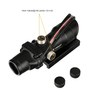 Skirmish Tactical 4x32 Rifle Scopes Red Green Real Fibre Optics Illuminated Glass Etched Reticle for Airsoft (ST-RD-02)