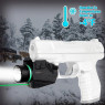 Skirmish Tactical 150 Lumen Green LED Flashlight Integrated Combo For AR AK Picatinny Rail system