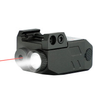 Skirmish Tactical Compact Handgun Red Laser Sight With Flashlight