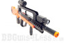 Double Eagle M46P Famas spring bb gun in orange Double Eagle M46P Famas spring bb gun in orange
