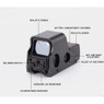 Skirmish Tactical ST-552 Holographic Sight 20mm Rail in Black