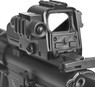 Skirmish Tactical ST553G Holographic Red Dot Sight With Green Laser in Black