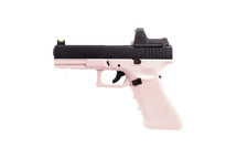 Raven EU17 Gas Blowback Pistol in Pink & Black with BDS Sight