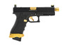 Vorsk EU17 Tactical Gas Blowback Pistol in Black & Gold