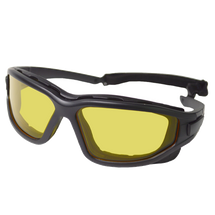 Nuprol Defence Pro Airsoft Goggles Black Frame/Yellow Lens