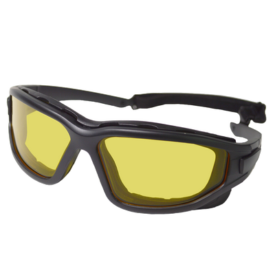 Nuprol Defence Pro Airsoft Goggles Black Frame/Yellow Lens