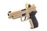 Raven R226 Gas Blowback pistol with Rail in Desert Tan With BDS Sight