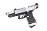 Vorsk EU18 Tactical Gas Blowback Pistol in Chrome/Silver
