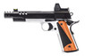 Vorsk CS Defender Pro MEU GBB Pistol in Silver/Black with BDS Sight (VGP-03-CS-01-BDS)