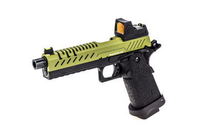 Vorsk Hi-Capa 5.1 GBB Airsoft Pistol in Green with BDS Sight (VGP-02-12-BDS)