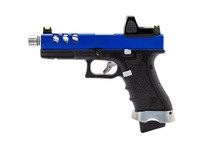 Vorsk EU17 Vented Gas Blowback Pistol in Blue with BDS Sight (VGP-00-02-BDS)
