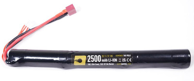 Nuprol Airsoft Battery 2500mAh 11.1V Li-Ion 10C Stick with Deans (8173)