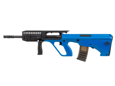 Snow Wolf AUG Quad Railed Airsoft Bullpup in Blue