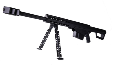 Snow Wolf Barrett M82 CQB Sniper Rifle AEG with bipod in Black (SW-02CQB-BLK)