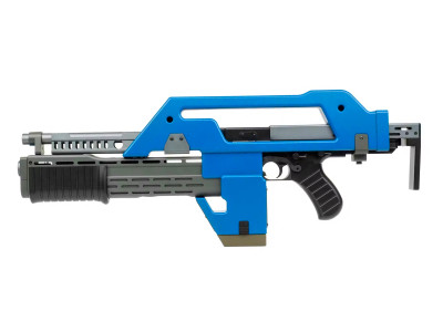 Snow Wolf M41A Pulse Rifle AEG AKA The Alien Gun in Blue