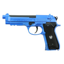 HFC Beretta Style Gas Non Blow Back Polymer Pistol in Blue