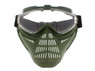 K04 Airsoft Full Face Mask with Plastic Lens Eye Protection In Green ( K04-GR)