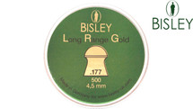 Bisley Tin of 500 Long Range Gold .177 4,5 Domed Air Rifle Pellets (0008161122)