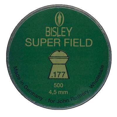 Bisley Super Field .177 4,5 Tin of 500 Air Rifle Pellets (0035200623)