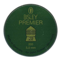Bisley Premier Pointed .22 5,5mm Air Rifle Pellet Tin 200 Rounds (0001231121)