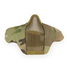 Wosport Half Face WST Steel Mesh Airsoft Mask in MultiCam