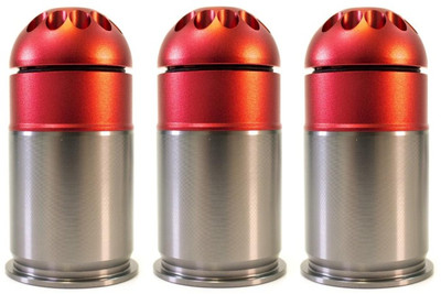 Nuprol 40mm Gas Grenade 60 Round in Red (3 shell Pack) (NSG-060-03)