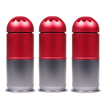 Nuprol 40mm Gas Grenade 108 Round in Red (3 shell Pack) (NSG-108-03)