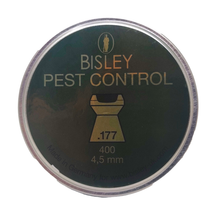 Bisley Pest Control Tin of 400 .177 4,5 Hollow Point Air Rifle Pellets (0023280722)