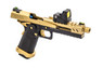 Vorsk HI CAPA 5.1 Split Slide GBB Pistol in Gold with BDS Sight