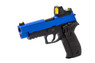 Raven R226 Gas Blowback pistol with Rail in Blue with BDS Sight (RGP-00-05-BDS)