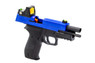 Raven R226 Gas Blowback pistol with Rail in Blue with BDS Sight (RGP-00-05-BDS)