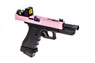 Vorsk EU18 Tactical GBB Pistol in Pink & Black With BDS Sight (VGP-01-19-BDS)