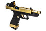 Vorsk EU18 Tactical GBB Pistol in Gold & Black With BDS Sight (VGP-01-27-BDS)