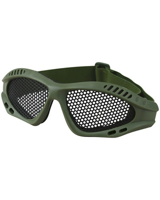 Kombat UK Spec-Ops Airsoft Mesh Goggles in Olive Green