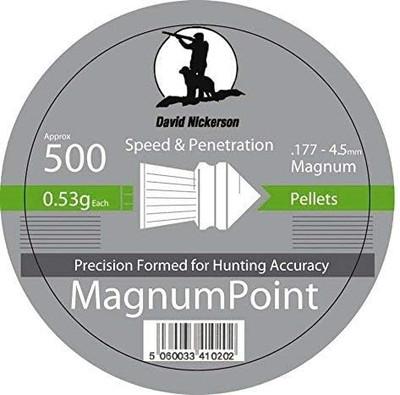 David Nickerson Magnum Point .177 4.5mm Tin of 500 (DNMP177)