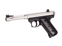 ASG Ruger MKII NBB Gas pistol in Dual-tone Black & Silver (17684)