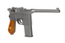 HFC HG-196 Broom Handle Mauser C96 Gas Pistol in Black