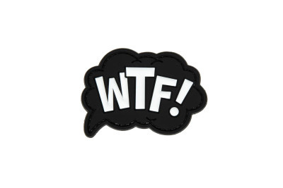 GFT Tactical - WTF ! Tactical Patch in Black (GFT-30-035493)

