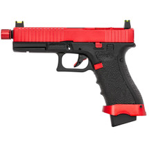 Vorsk EU7 Tactical Gas Blowback Pistol With Red Top Slide (VGP-01-42)