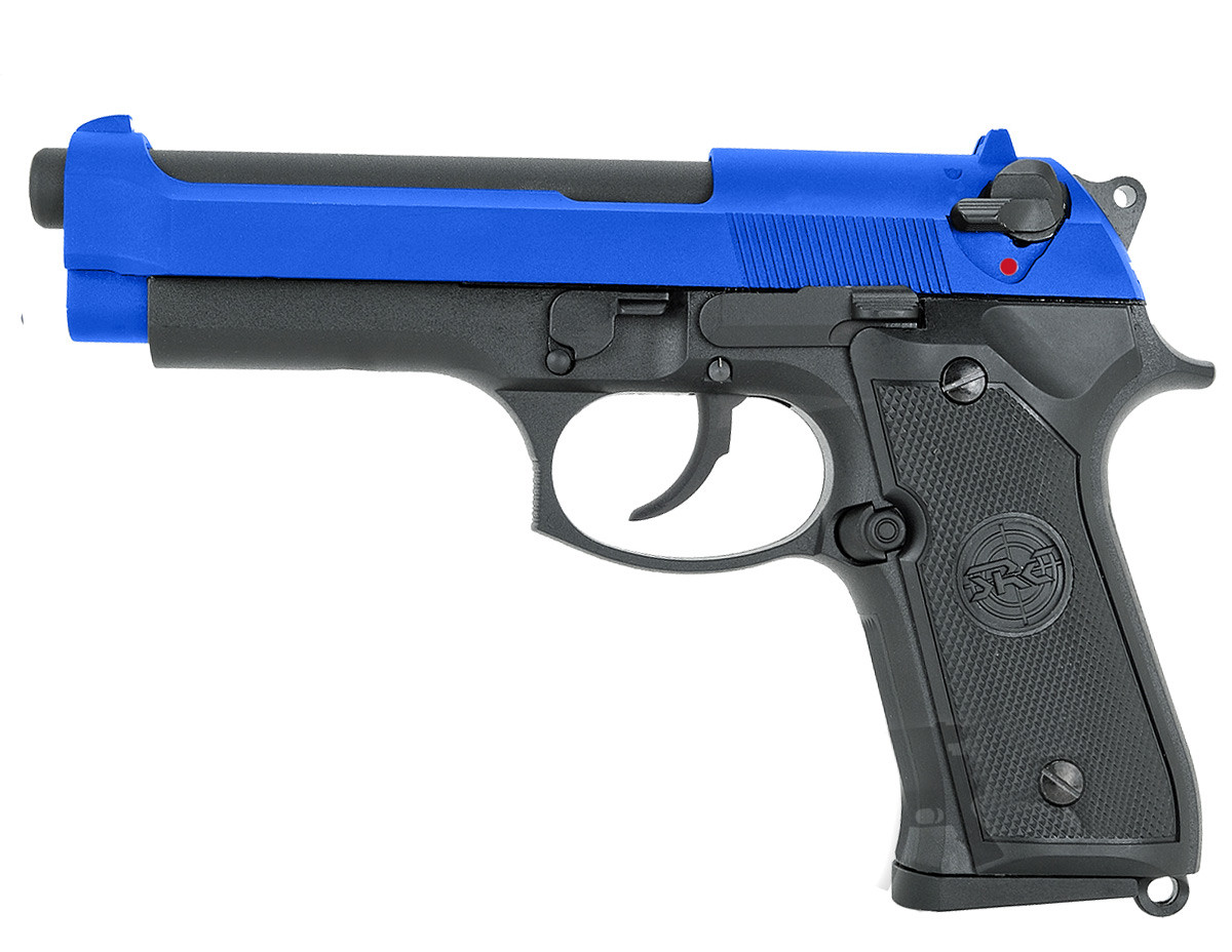 Sr92 SRC SR92 Gas blowback Full Metal Airsoft pistol in Electric Blue ...