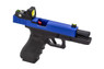 Nuprol Raven EU17 Semi Auto GBB Pistol in Blue with BDS Sight (RGP-00-03-BDS)