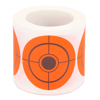 Basic Target Stickers Roll of 250 x 85mm Orange (STK-TG-OR) 