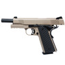 Raven M1911 MEU Railed Gas Blowback Pistol in Tan