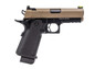 Raven Hi-Capa 3.8 Pro Gas Blowback pistol in Tan & Black