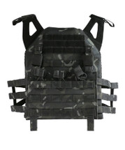 Kombat Uk Buckle-Tek Jump Plate Carrier in Black Camo