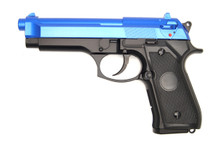 BROKEN//FAULTY - Y&P GG 104B M92 Replica Gas Powered Pistol in Blue